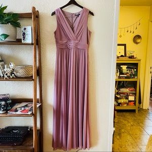 ✦ Onyx Nite ✦ Light Pink/Purple Empire Waist Sleeveless Maxi Dress ✦ Size 10 ✦